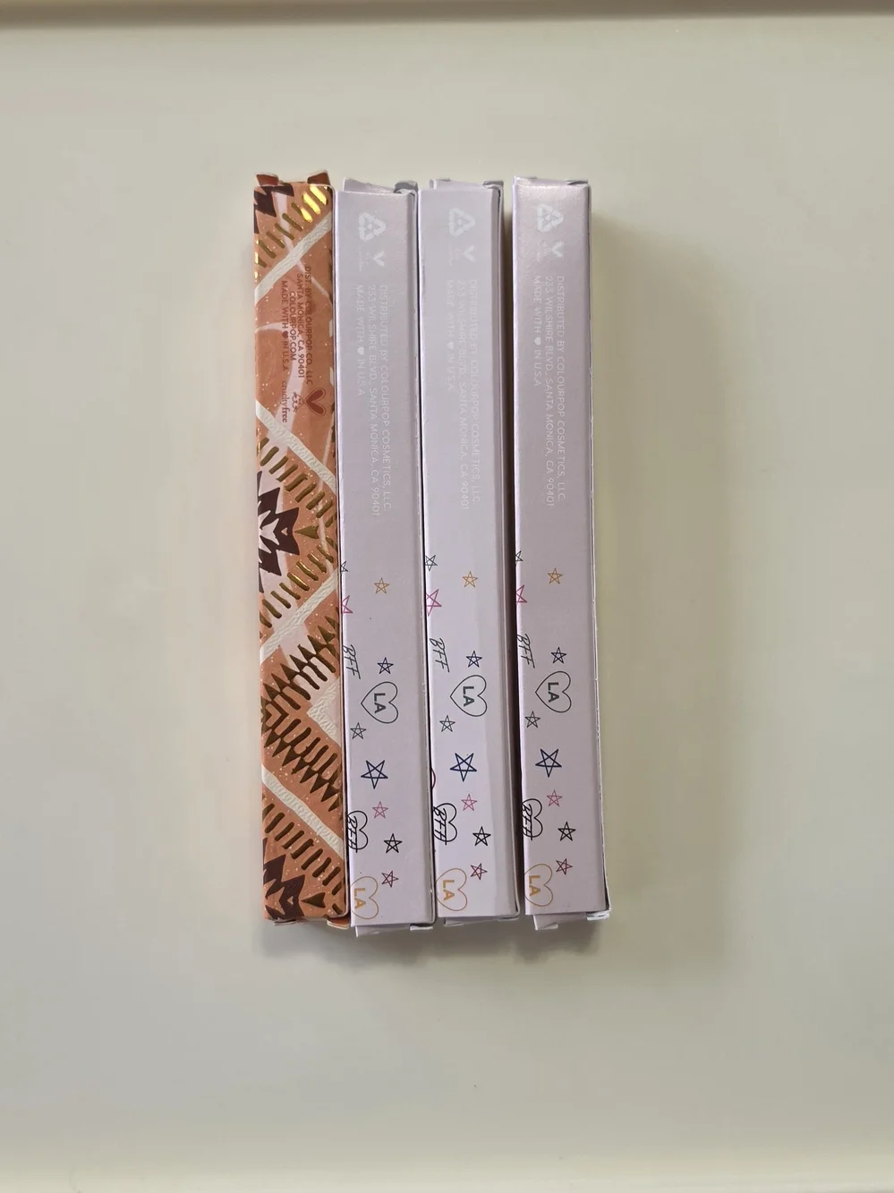 BNIB ColourPop BFF Crème Gel Liner Bundle - 4 Full Size Neutrals